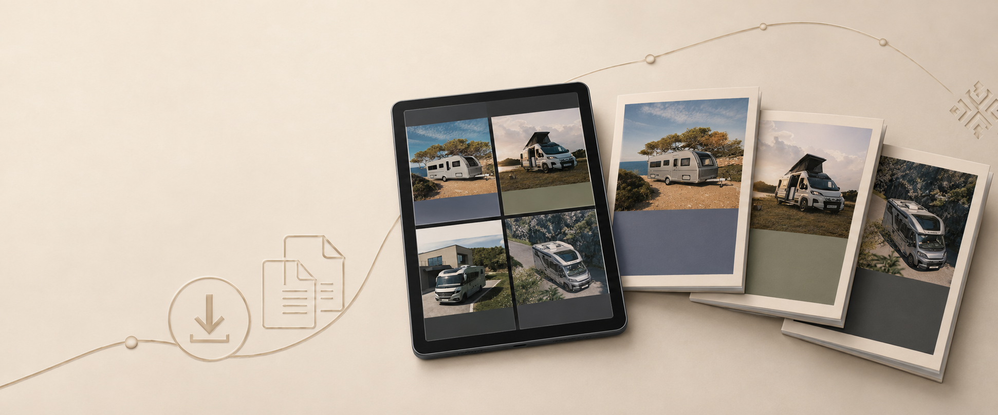 ADRIA Kataloge und digitale Fahrzeugunterlagen bei ms caravaning